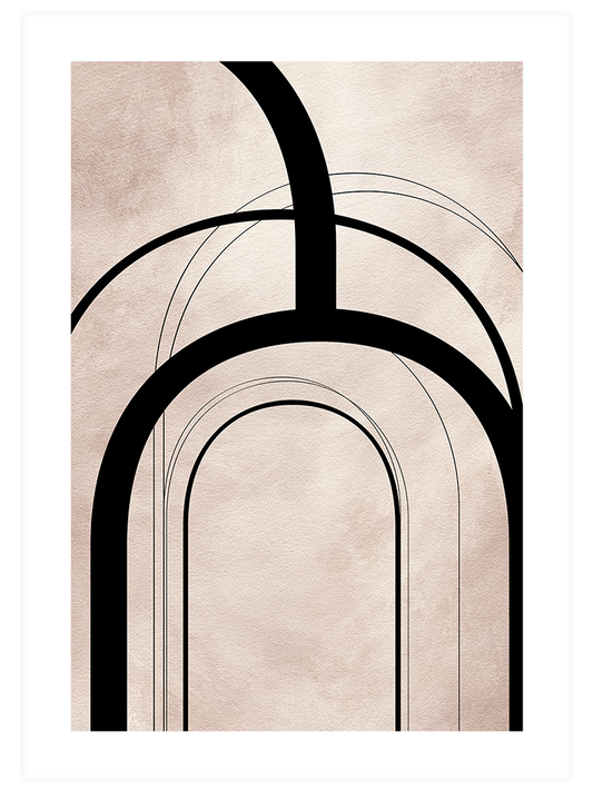 Round Arch Poster - Giclée Baskı