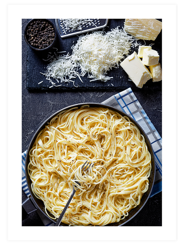 The Art Of Eating Pasta - Art Print