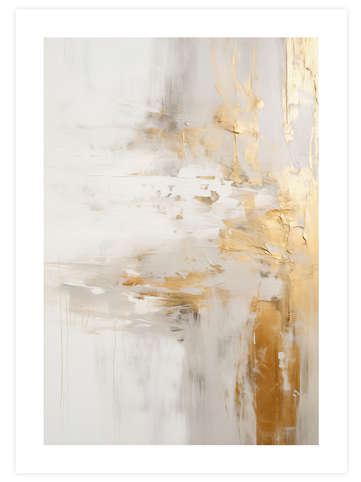 Splash of Gold - Art Print Ürün ana görseli