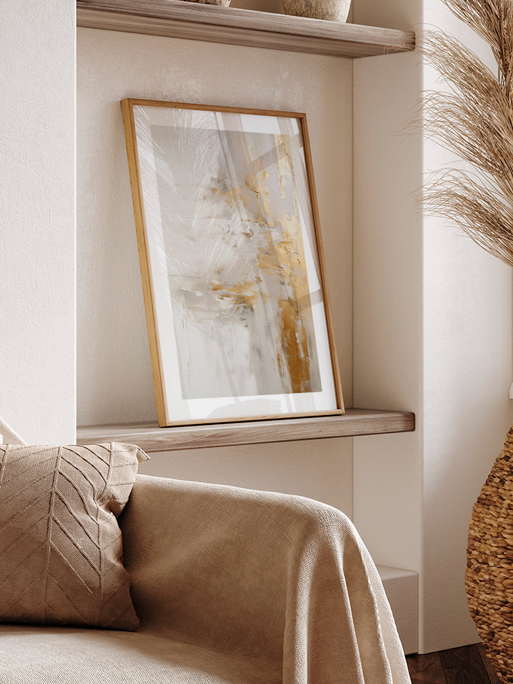 Splash of Gold - Art Print Ürün ikincil görseli