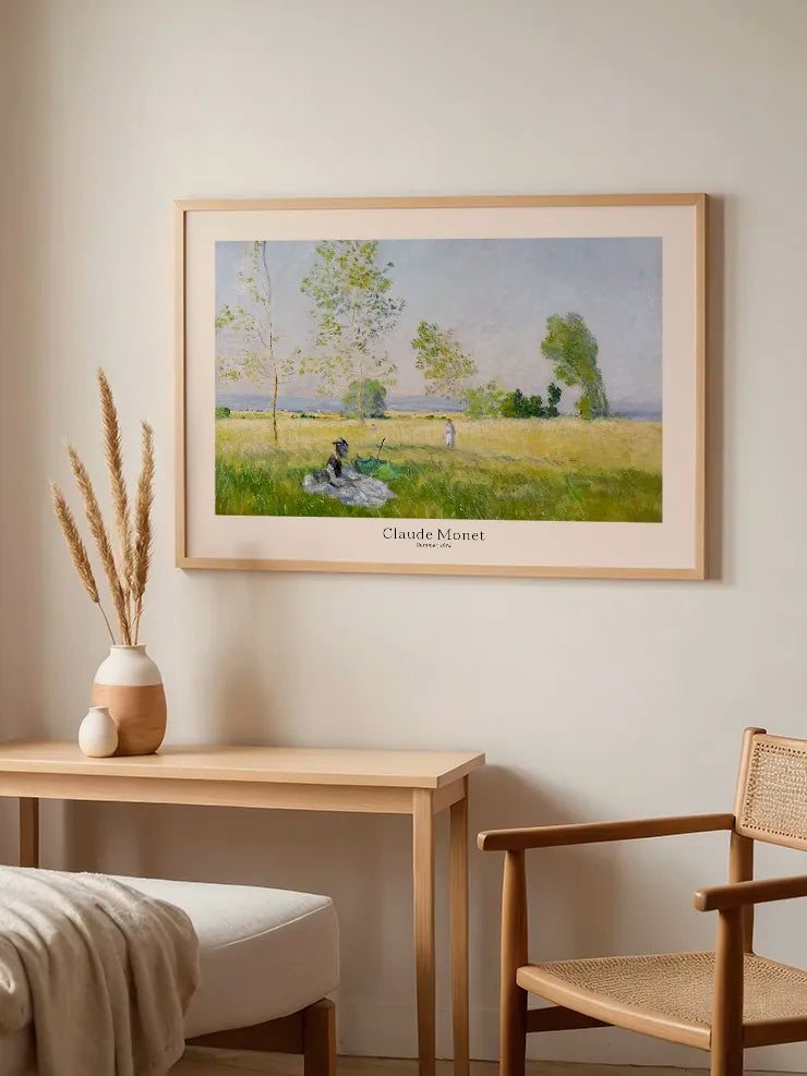 Monet’den hafif ışıklı kır manzarası.
