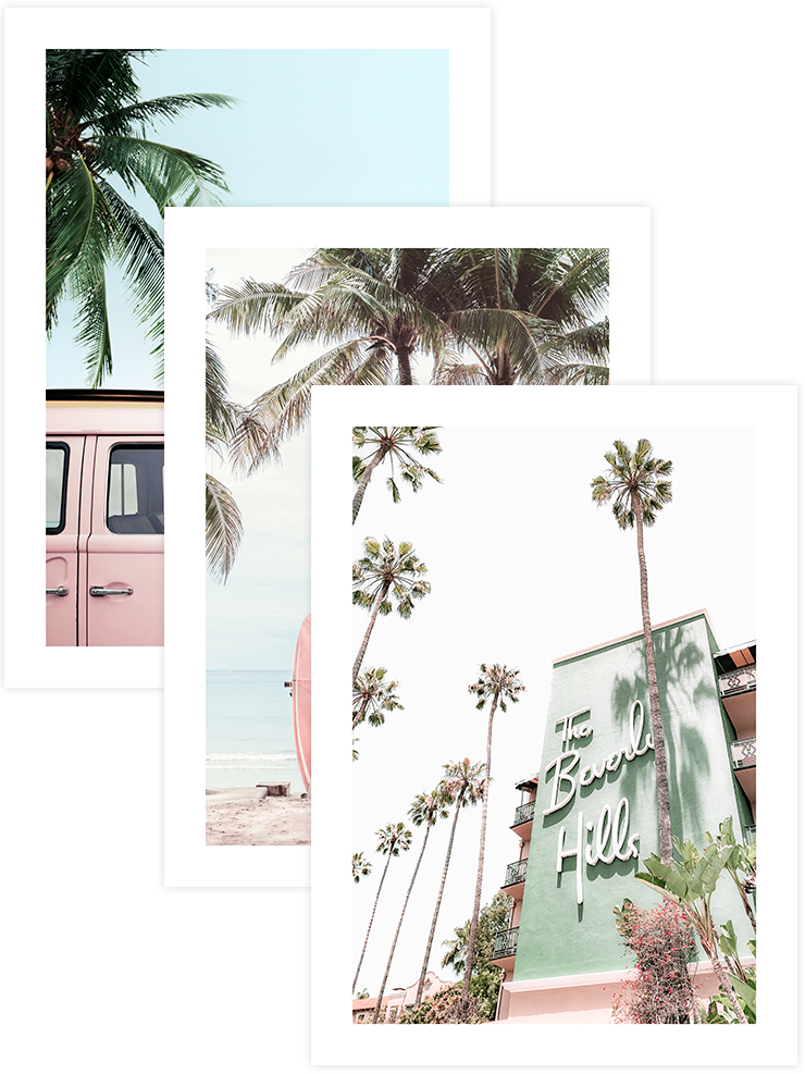 Surf Lovers - Poster Seti Trio