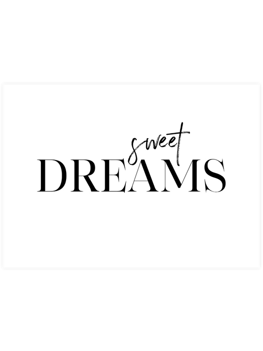 Sweet Dreams Poster - Giclée Baskı
