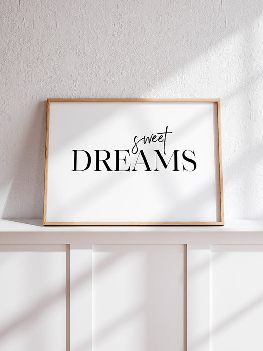 Sweet Dreams Poster - Giclée Baskı