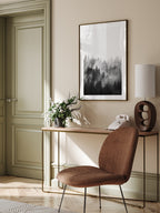 Siyah Beyaz Orman - Art Print