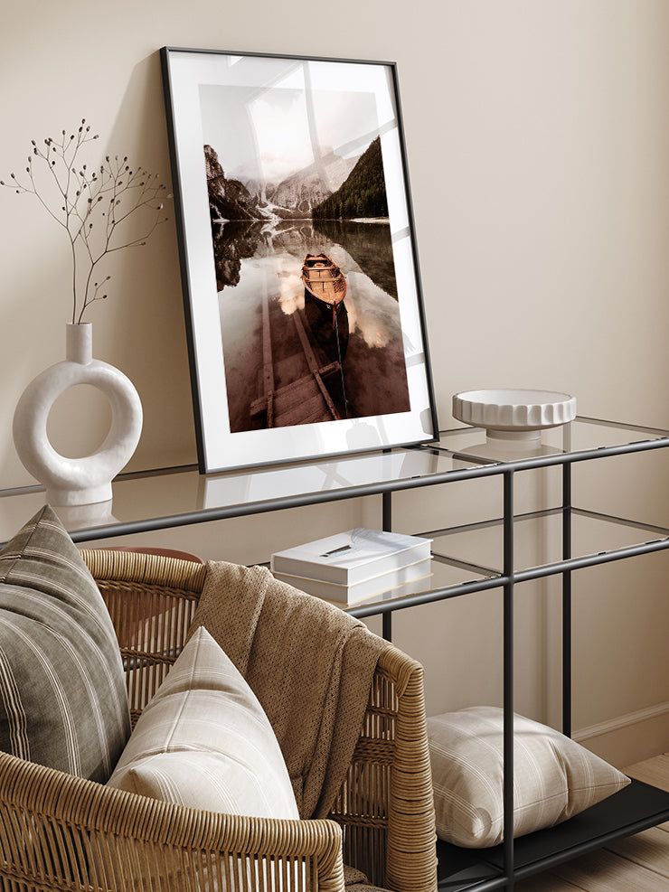 Göl Manzarası - Art Print Ürün ikincil görseli