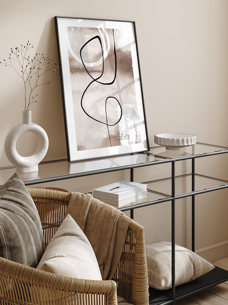 Abstract Lines N3 - Art Print  Poster