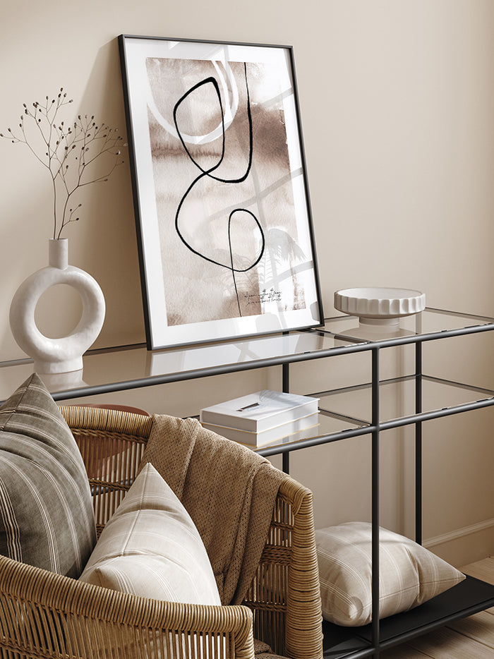 Abstract Lines N3 - Art Print  Poster
