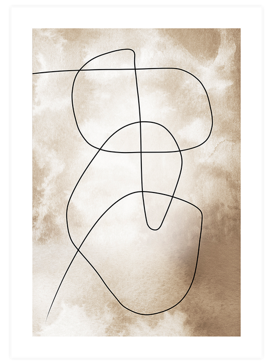 Abstract Lines N1 - Art Print