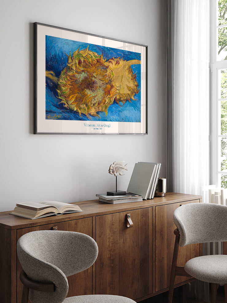Van Gogh Sunflowers (Ayçiçekleri) - Art Print  Poster
