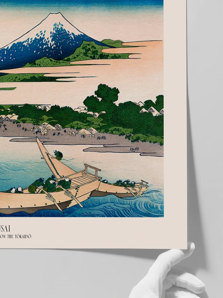 Hokusai, Tago Bay near Ejiri on the Tokaido - Art Print  Poster