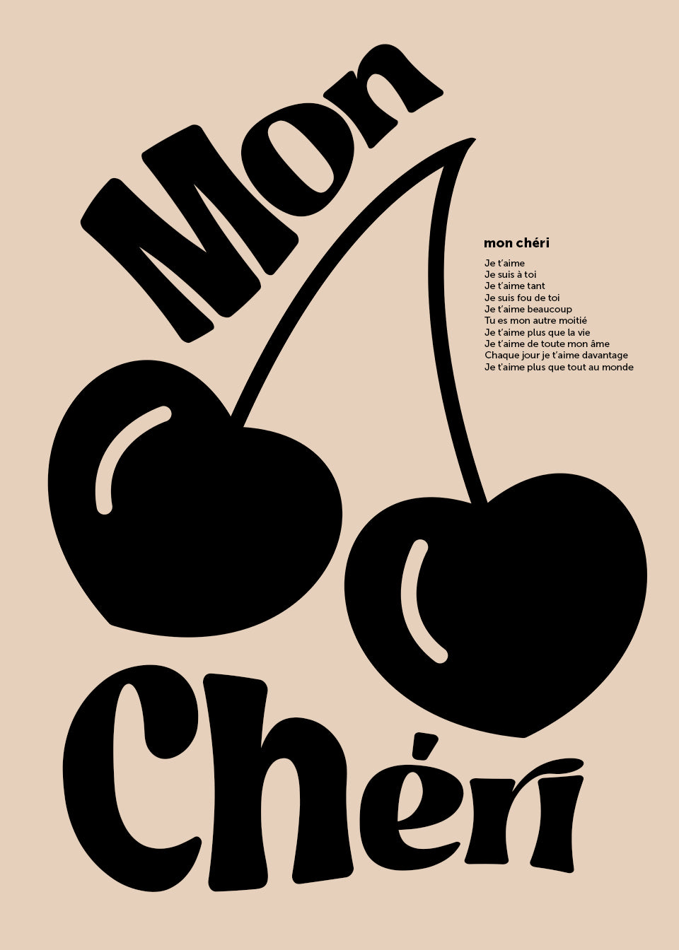 Mon Chéri N2 - Art Print Ürün ana görseli