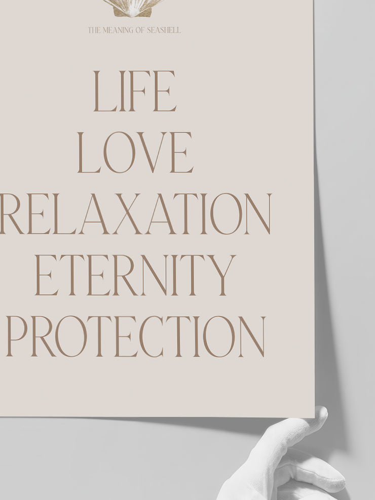 The Meaning of Seashell - Art Print