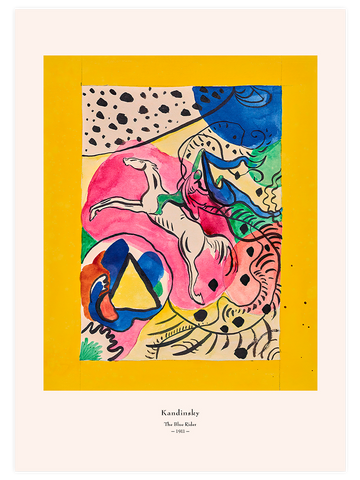 Kandinsky The Blue Rider - Art Print