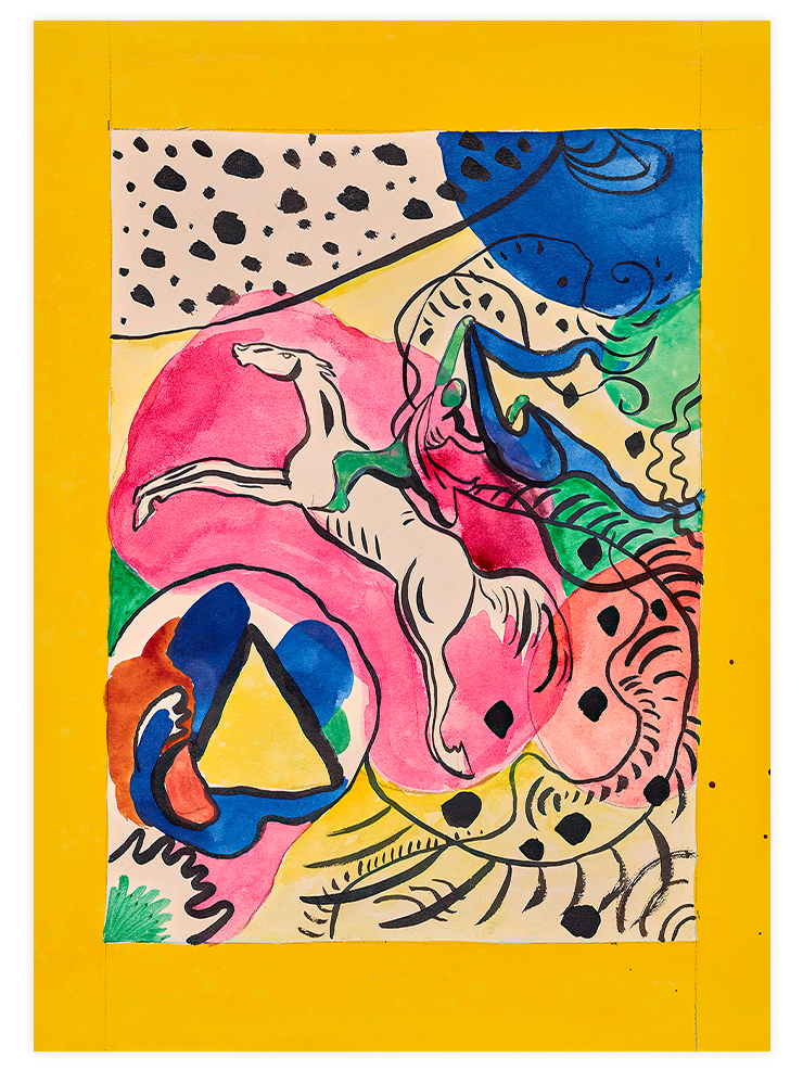 Kandinsky The Blue Rider - Art Print