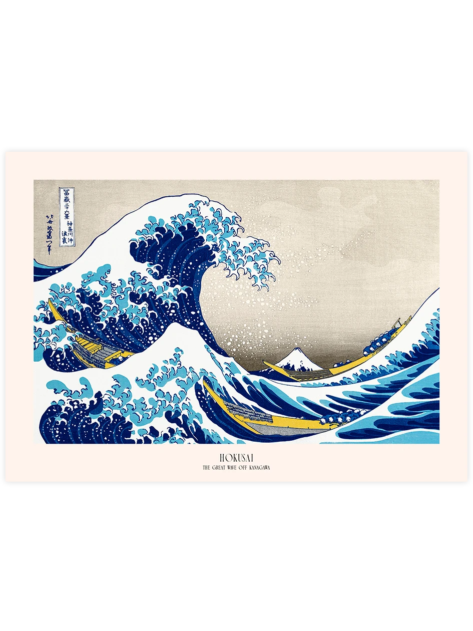 Hokusai, The Great Wave off Kanagawa - Art Print Ünlü Ressamlar Poster