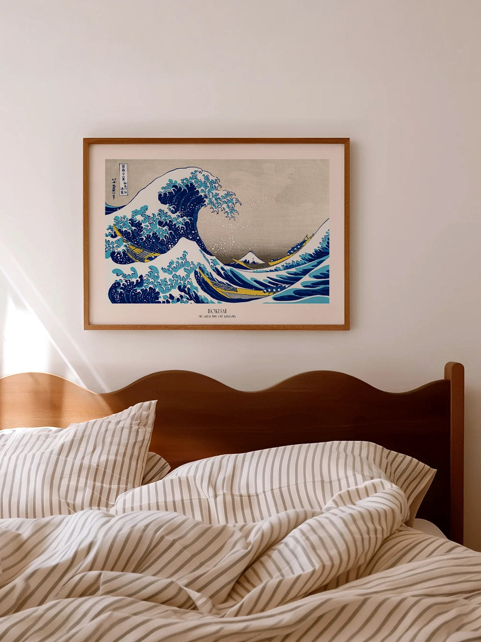 Hokusai, The Great Wave off Kanagawa - Art Print Ürün ikincil görseli