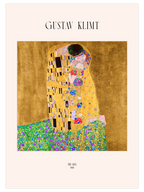 Gustav Klimt The Kiss - Art Print
