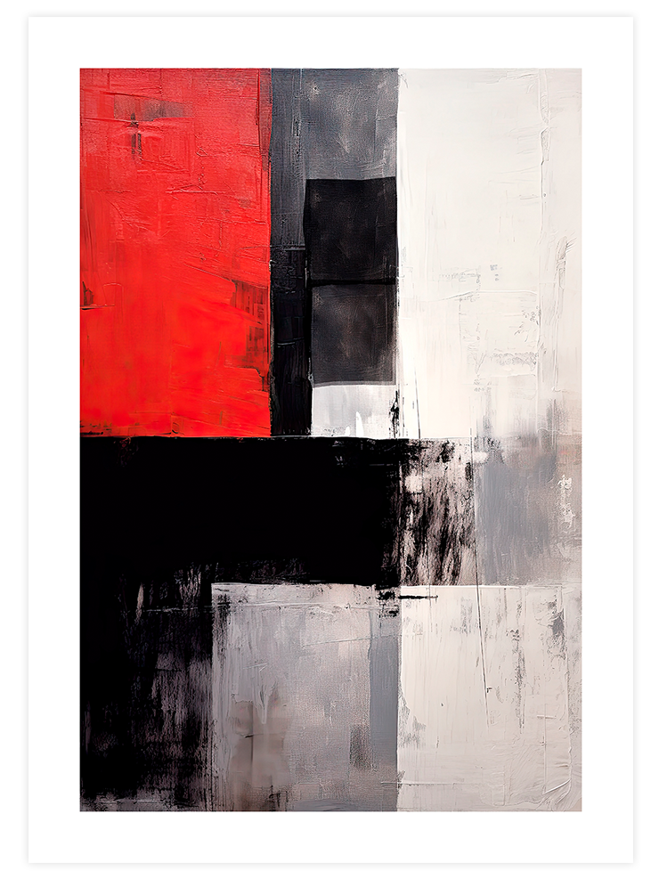 The Red Block - Art Print