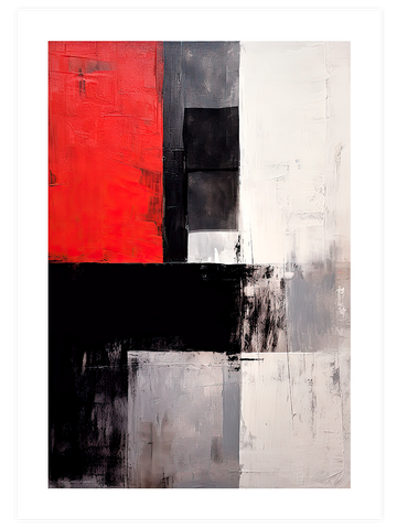 The Red Block - Art Print
