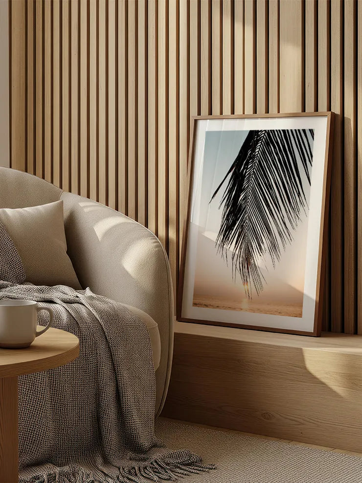 Soleil sous les Palmes – Art Print