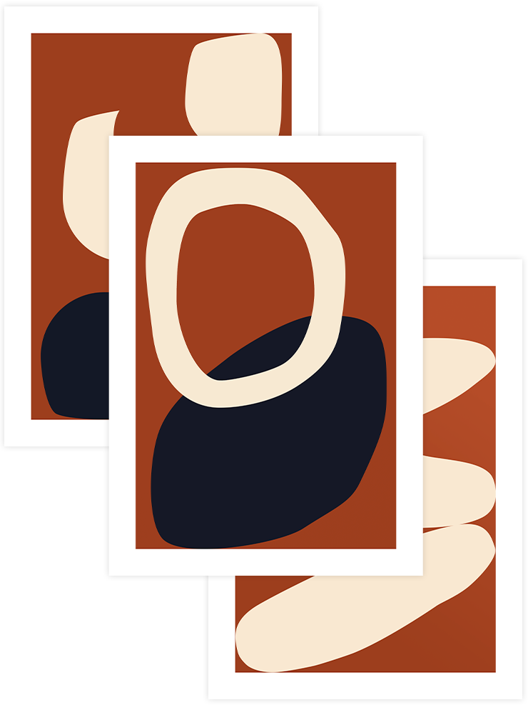 Denge - Poster Seti Trio Ürün ana görseli