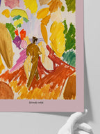 Edvard Weie Faun and Nymph - Art Print