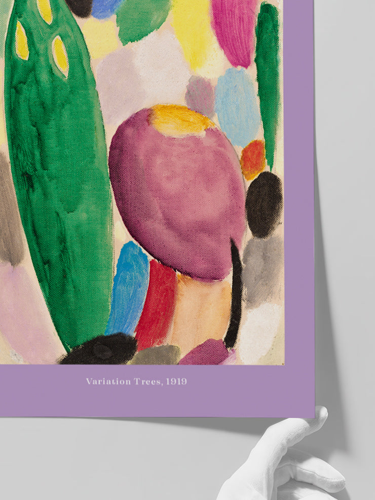 Jawlensky Variation Trees - Art Print  Poster
