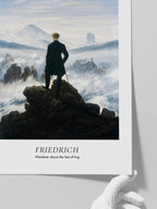 Friedrich Wanderer above the Sea of Fog - Art Print