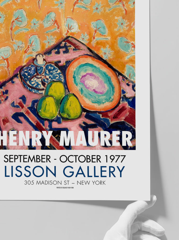 Henry Maurer Afiş N3 - Art Print  Poster
