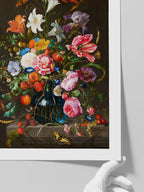 Çiçekli Vazo - Art Print
