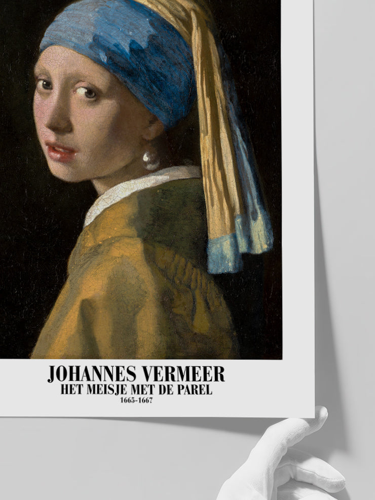 Vermeer İnci Küpeli Kız - Art Print  Poster