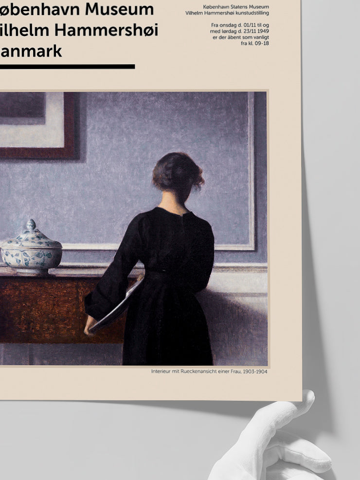 Hammershoi Afiş - Art Print