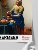 Vermeer The Milkmaid Afiş - Art Print