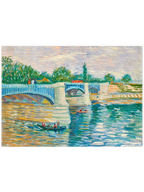 Van Gogh The Bridge At Courbevoie - Art Print