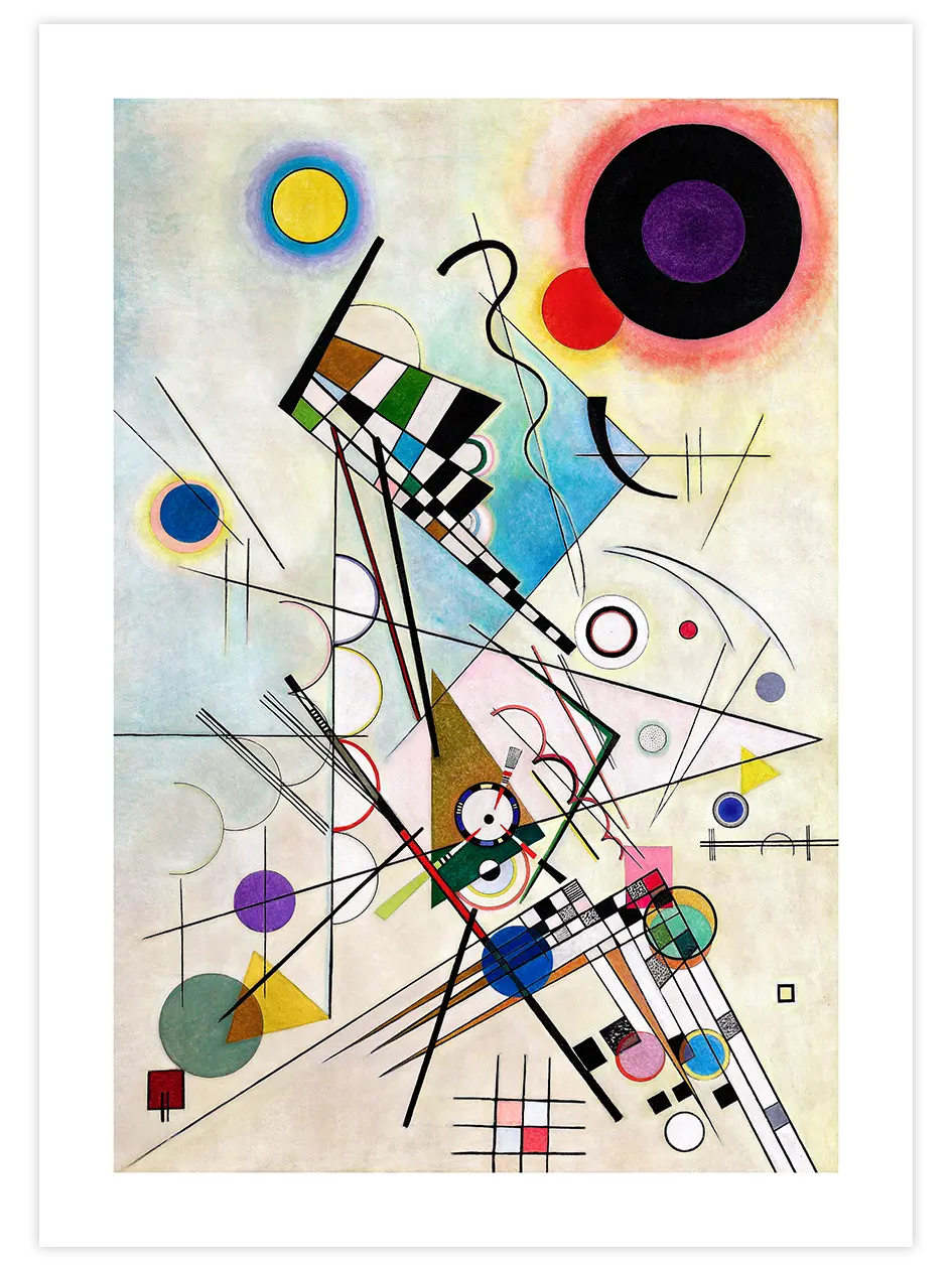 Kandinsky Art No18 - Art Print Ünlü Ressamlar Poster
