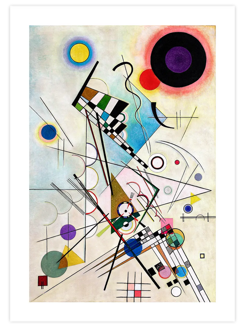 Kandinsky Art No18 - Art Print Ünlü Ressamlar Poster