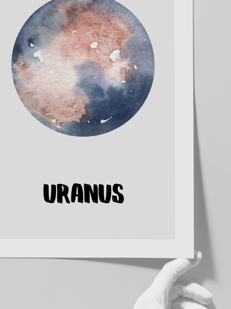Uranus - Art Print  Poster