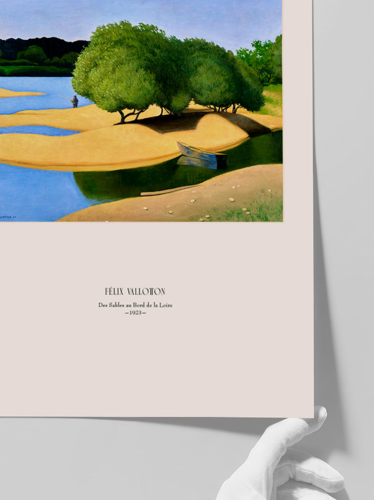 Félix Vallotton Bancs de Sable au Bord de la Loire - Art Print