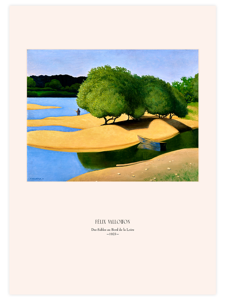 Félix Vallotton Bancs de Sable au Bord de la Loire - Art Print