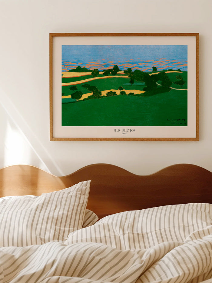 Felix Vallotton Corn Fields - Art Print  Poster