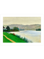 Félix Vallotton Bord de Seine à Tournedos, Effet Gris - Art Print