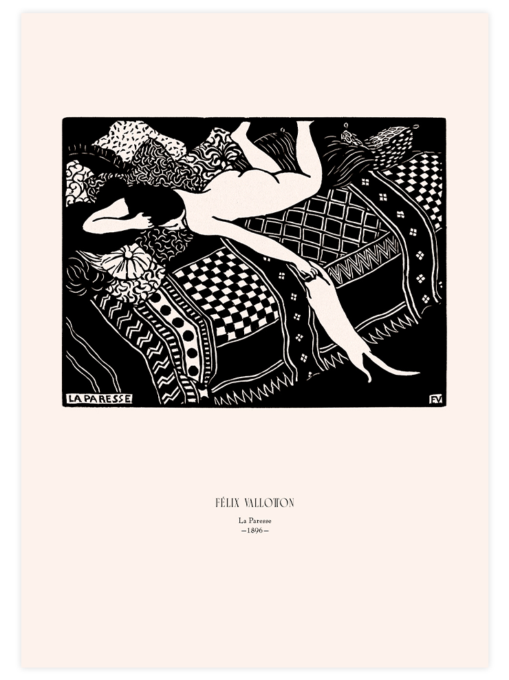 Felix Vallotton La Paresse - Art Print