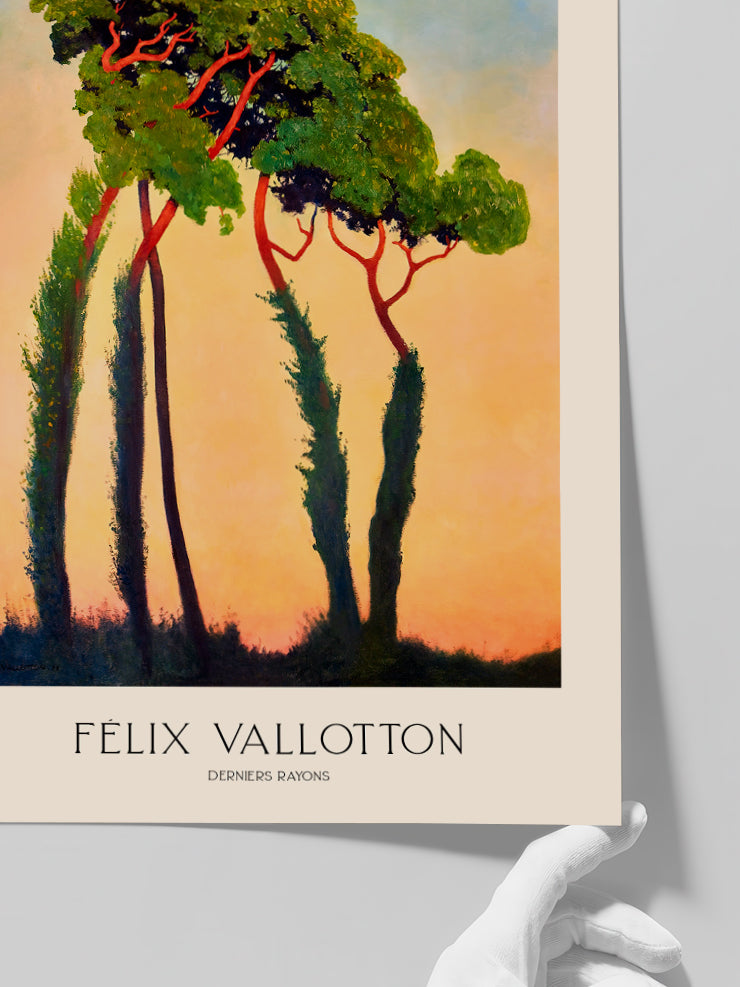 Félix Vallotton Derniers Rayons - Art Print  Poster