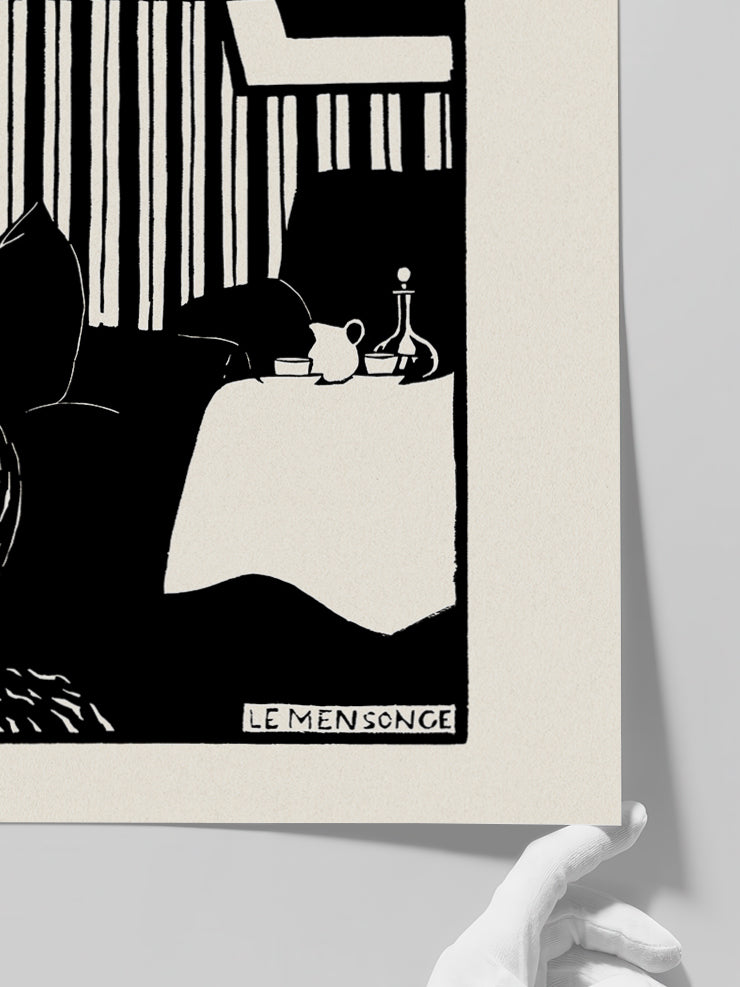 Félix Vallotton The Lie - Art Print  Poster