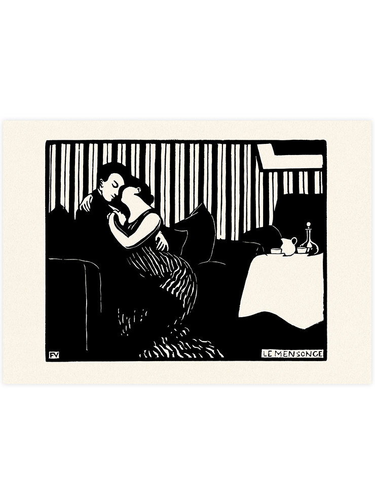 Félix Vallotton The Lie - Art Print
