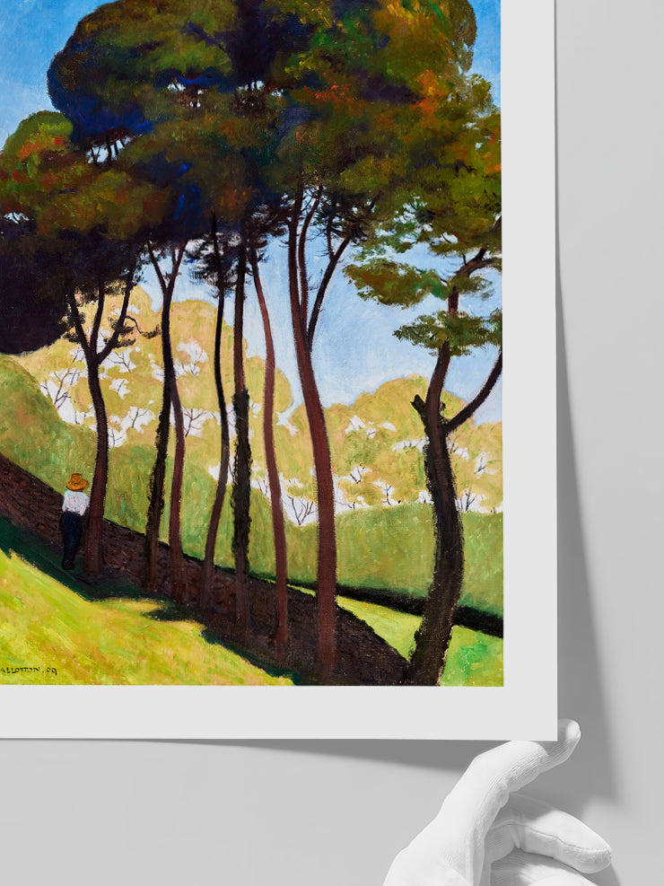 Félix Vallotton The Big Trees, Around Honfleur - Art Print  Poster