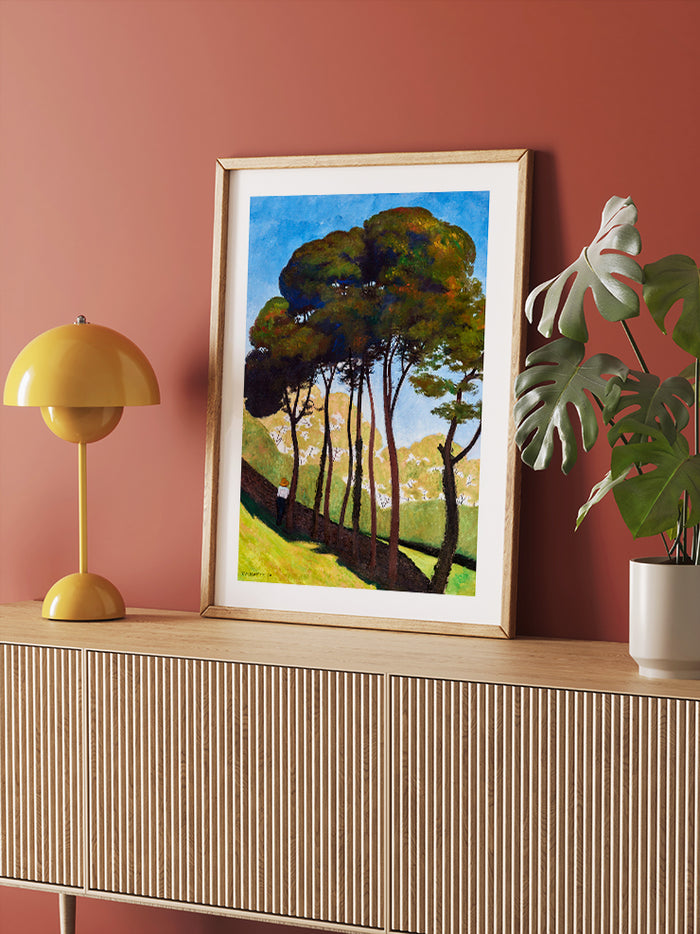 Félix Vallotton The Big Trees, Around Honfleur - Art Print  Poster