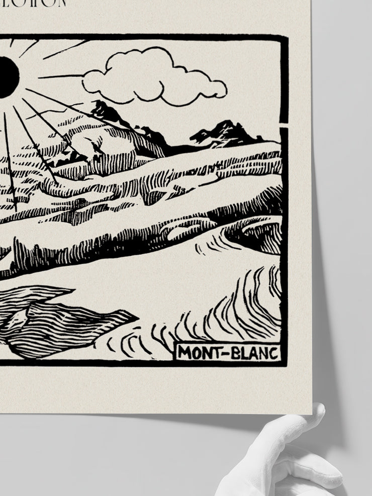 Félix Vallotton Mont-Blanc - Art Print  Poster