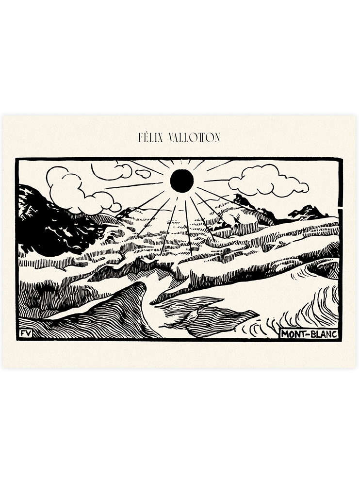 Félix Vallotton Mont-Blanc - Art Print Ürün ana görseli